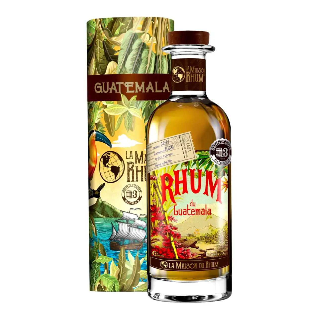 Bottle of Dugas La Maison du Rhum Discovery Rhum Blanc Bio 2009