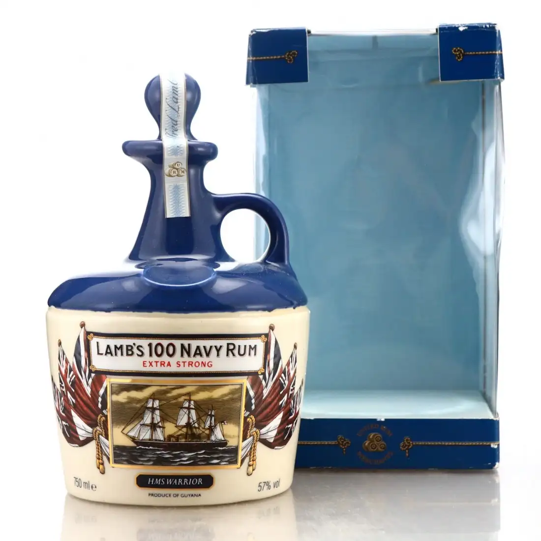 Bottle of Alfred Lamb‘s Lamb‘s Lamb's 100 Navy Rum HMS Warrior