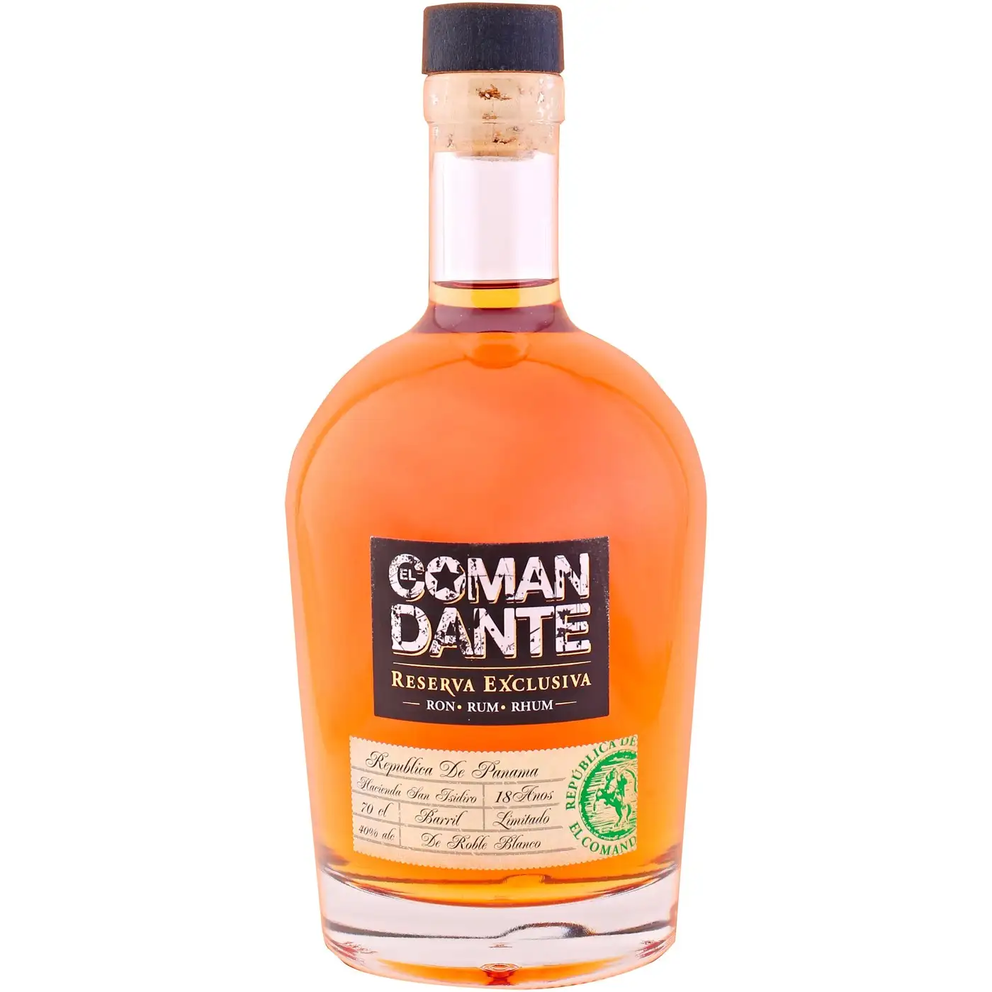 Bottle of El Comandante Reserva Exclusiva
