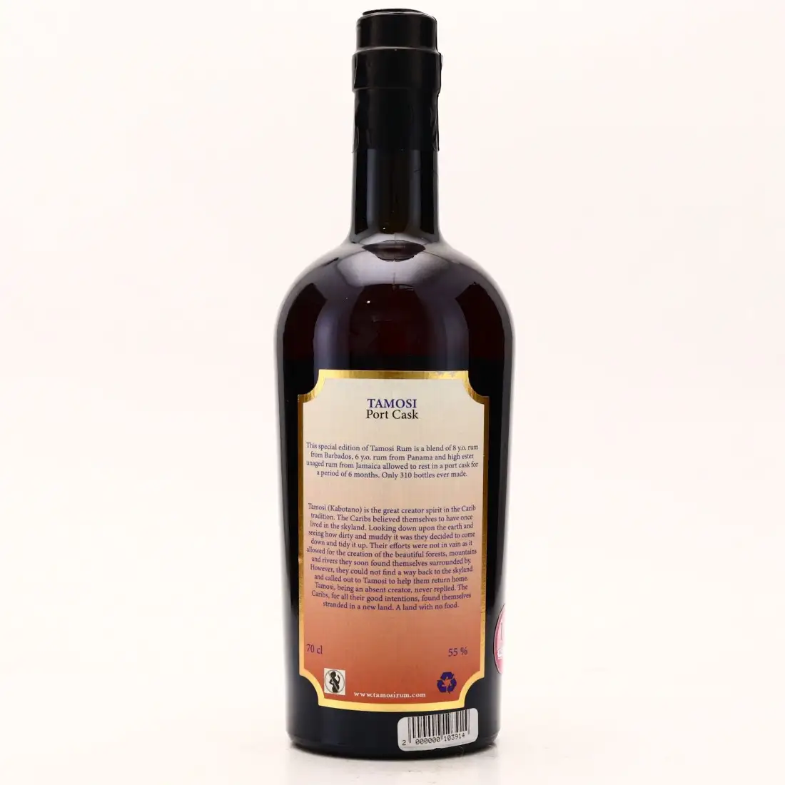 Image haute résolution de Levy Lane Tamosi Rum Port Cask