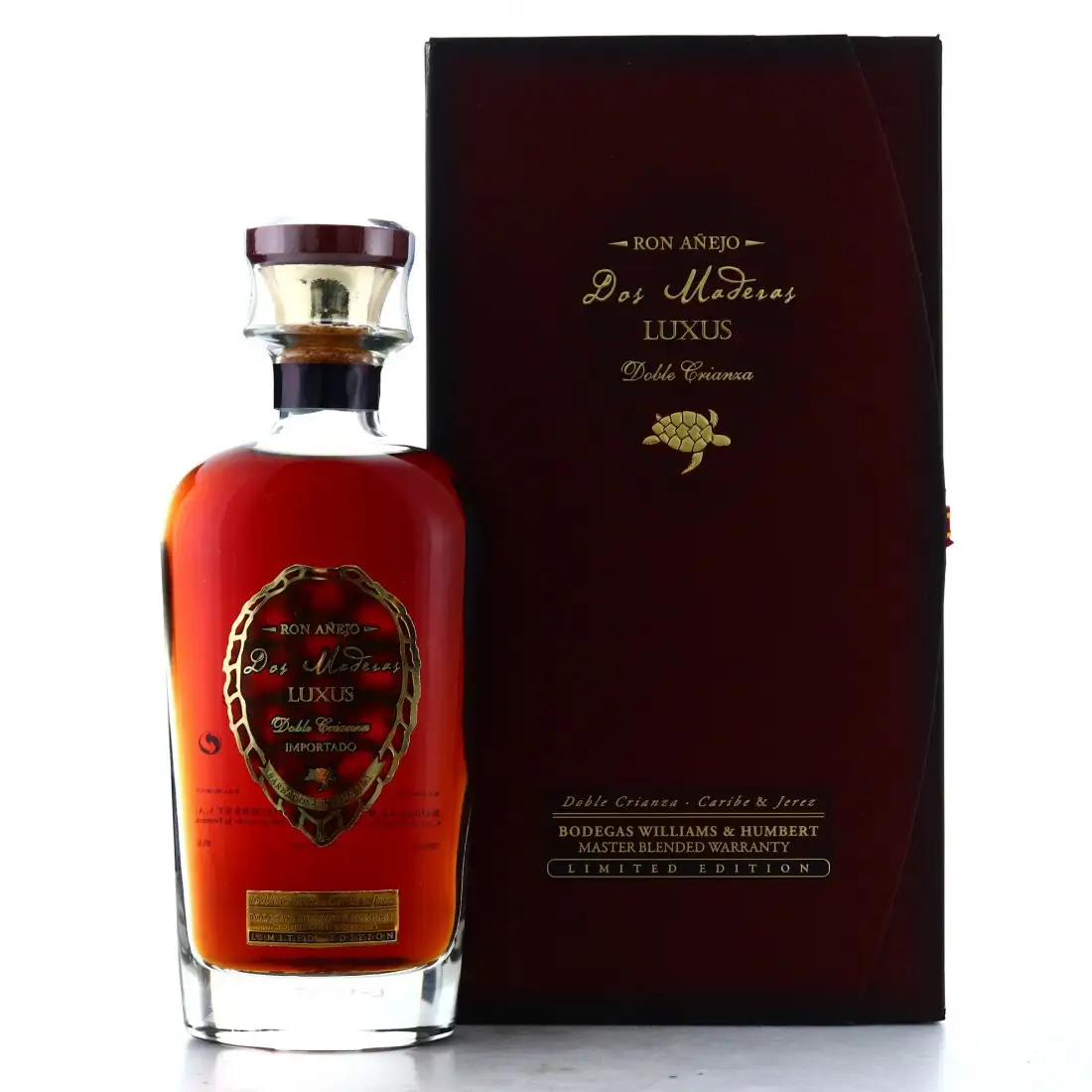 Bottle of Dos Maderas Luxus Double Crianza