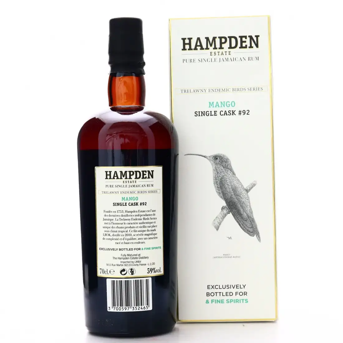 Image haute résolution de Velier Hampden Trelawny Endemic Birds (Mango) LROK 2010