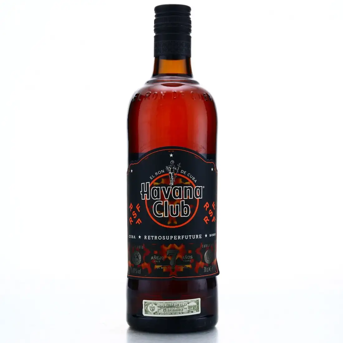 Bottle of Havana Club 7 Años Retrosuperfuture