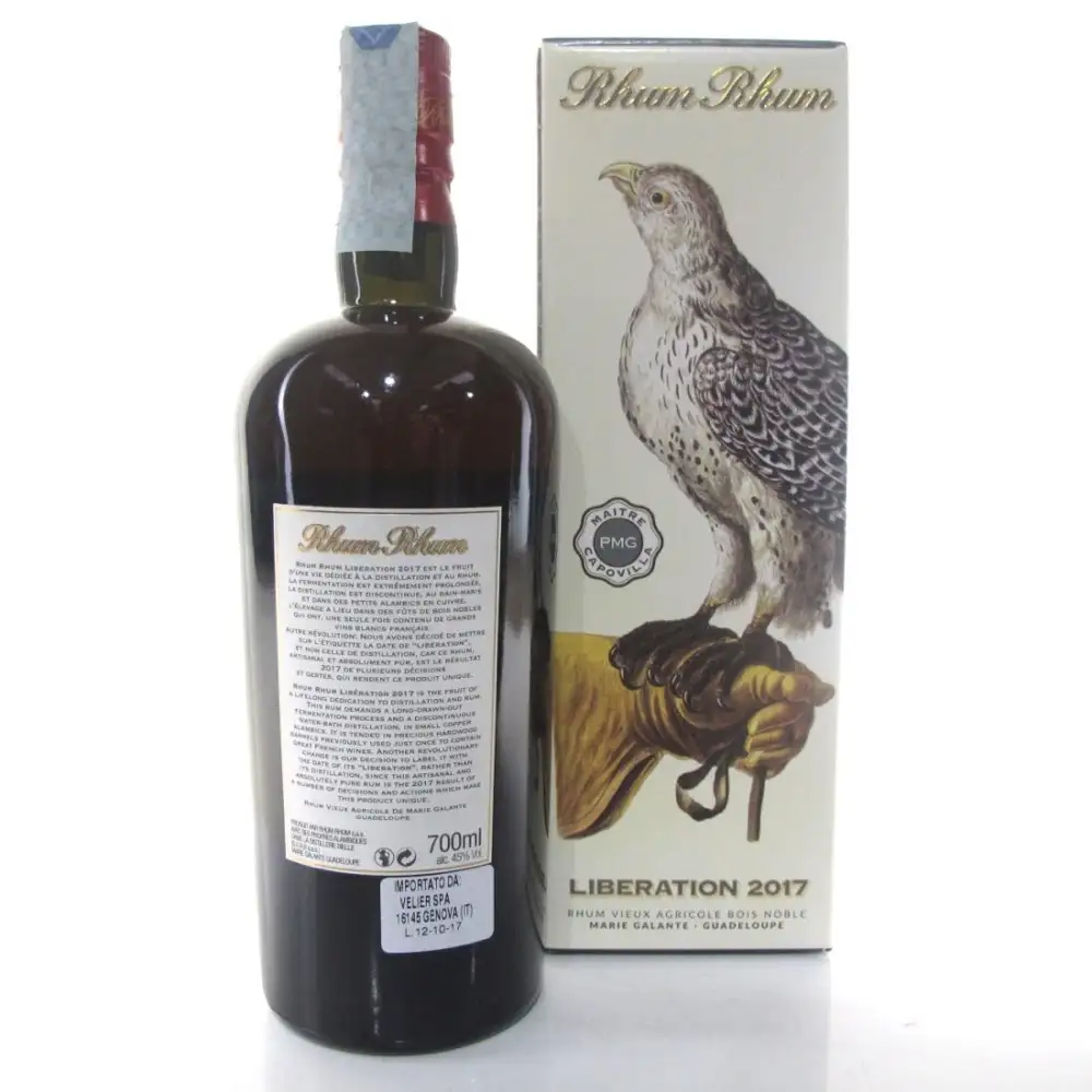 Image haute résolution de Velier Bielle Rhum Rhum Libération 2017 2010
