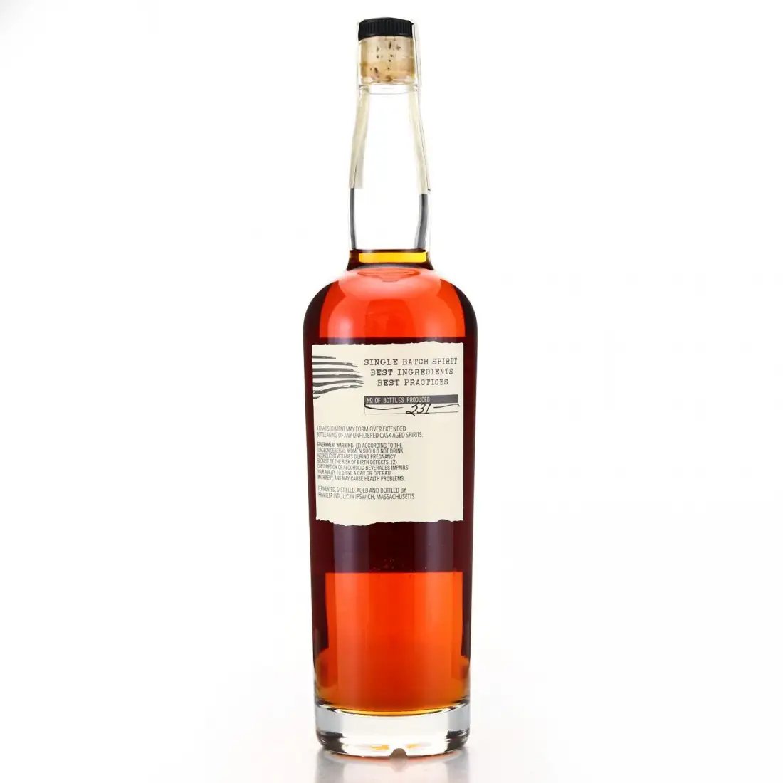 Hochauflösendes Bild von Privateer Distiller's Drawer #110 Queen's Share Bottled in Bond