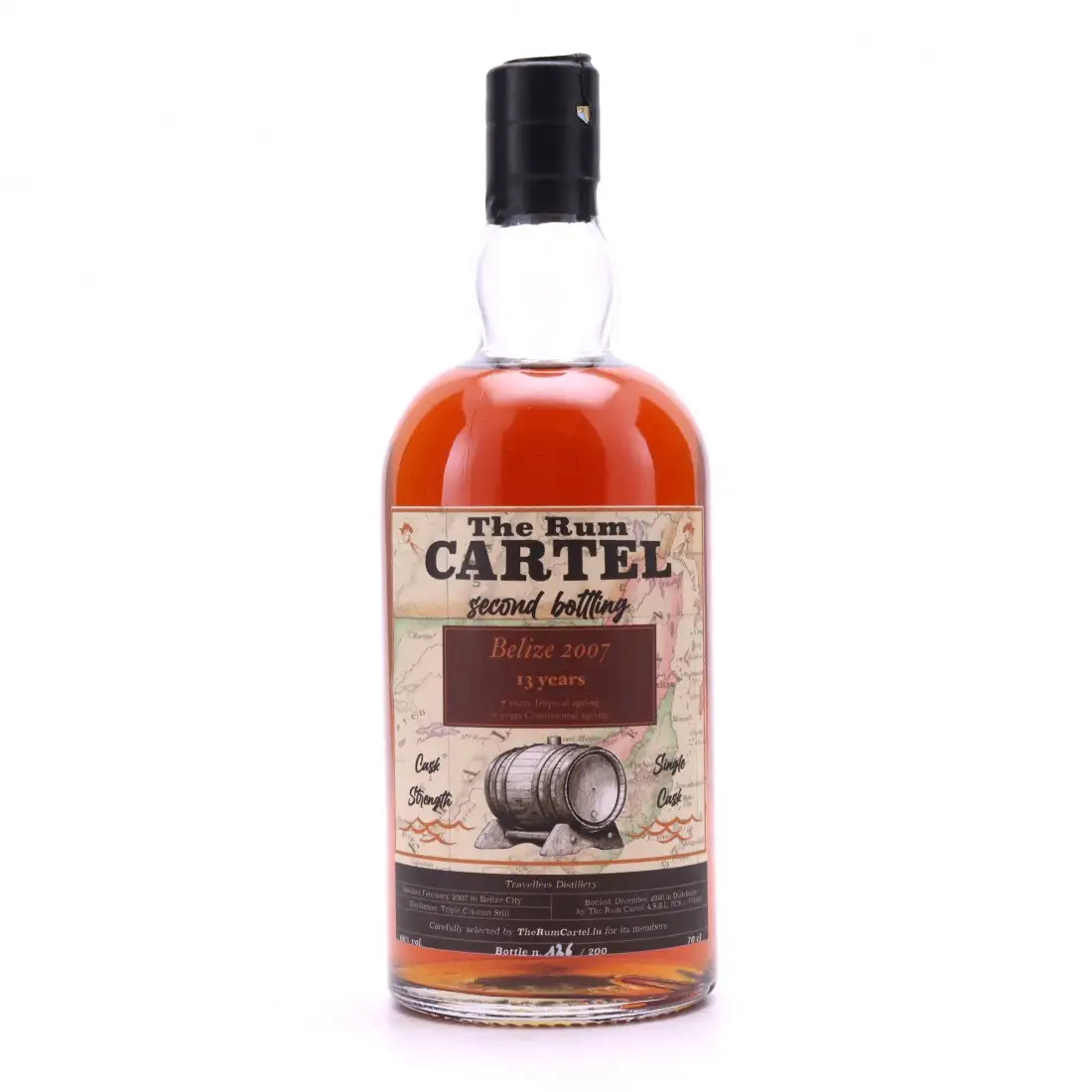 Bottle of The Rum Cartel Travellers Belize 2007
