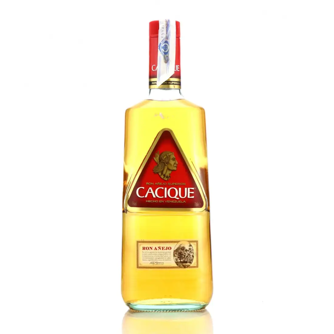 Bottle of Cacique Añejo