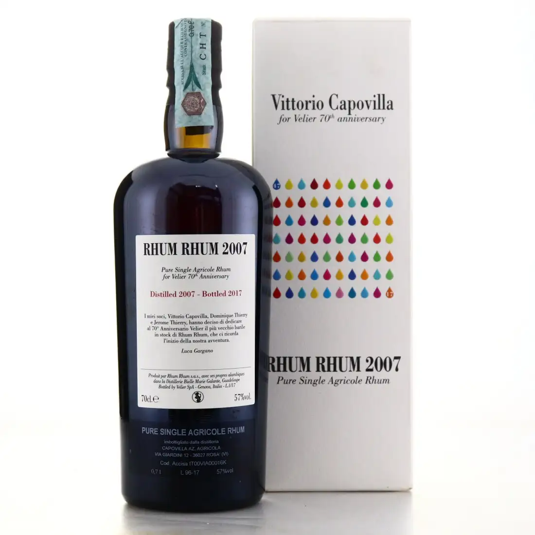 High resolution image of Velier Bielle Rhum Rhum Vittorio Capovilla 2007