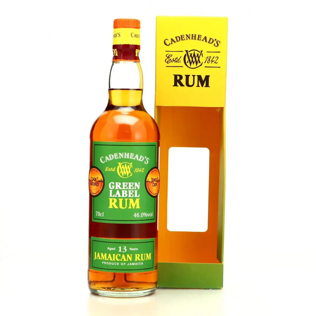 High resolution image of Cadenhead‘s Worthy Park Green Label 2007