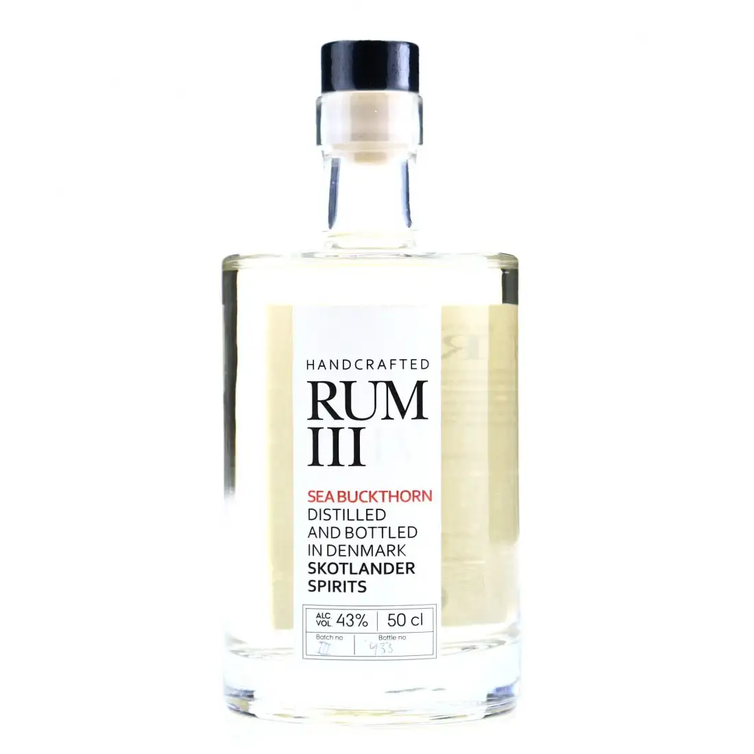Bottle of Skotlander Handcrafted Rum III Sea Buckthorn