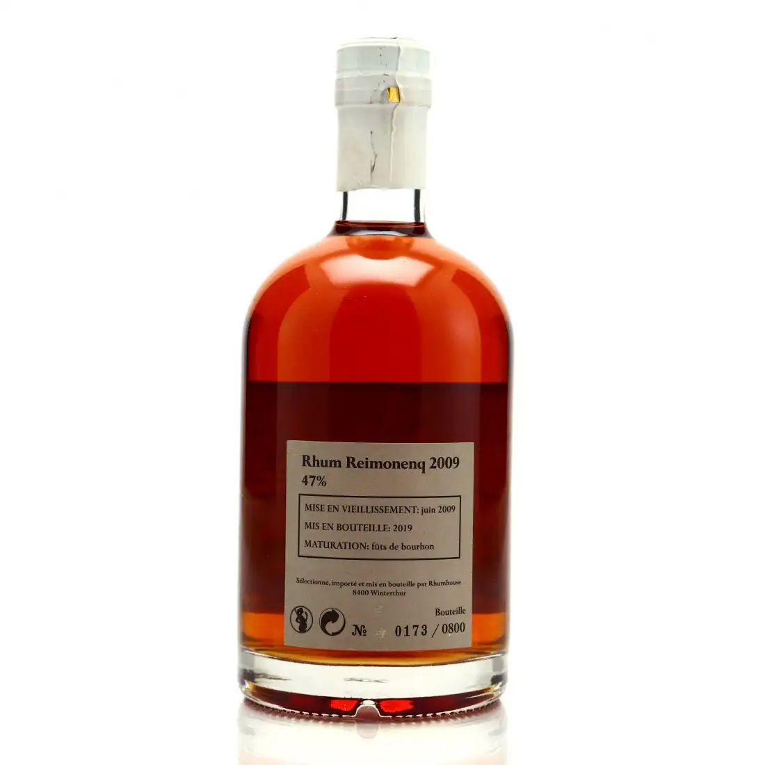 High resolution image of Werner Girsberger ReimonenQ Rhum House Grande Réserve 2009