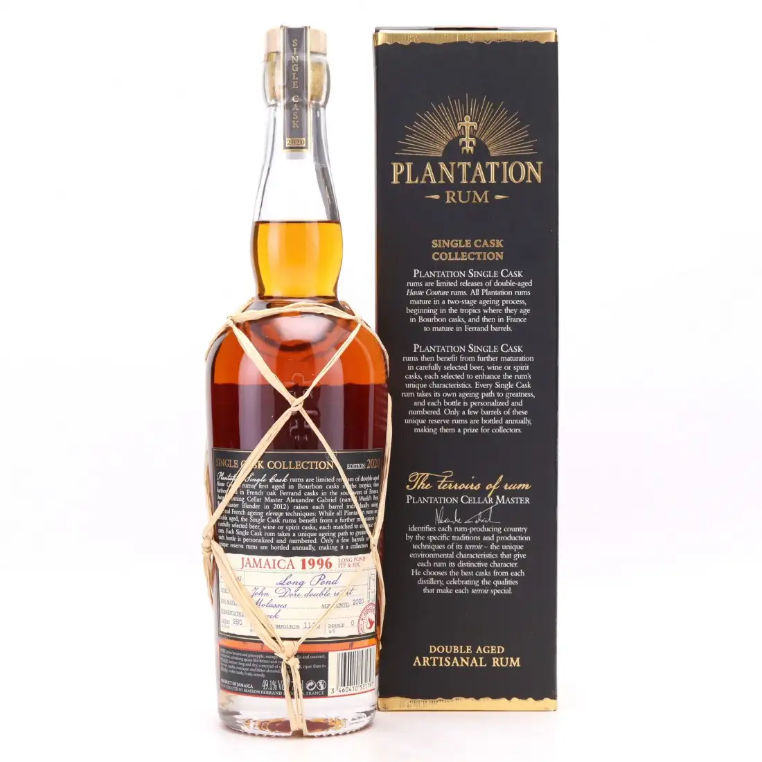 Image haute résolution de Long Pond Plantation Jamaica Finish Rye Whiskey (Belux Tour) ITP - HJC 1996