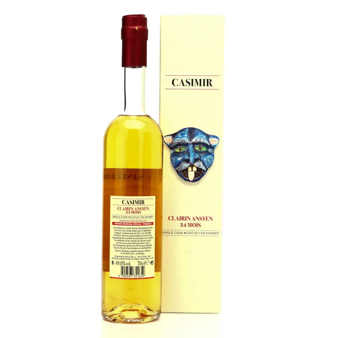 Image haute résolution de Velier Casimir Clairin Ansyen 2017