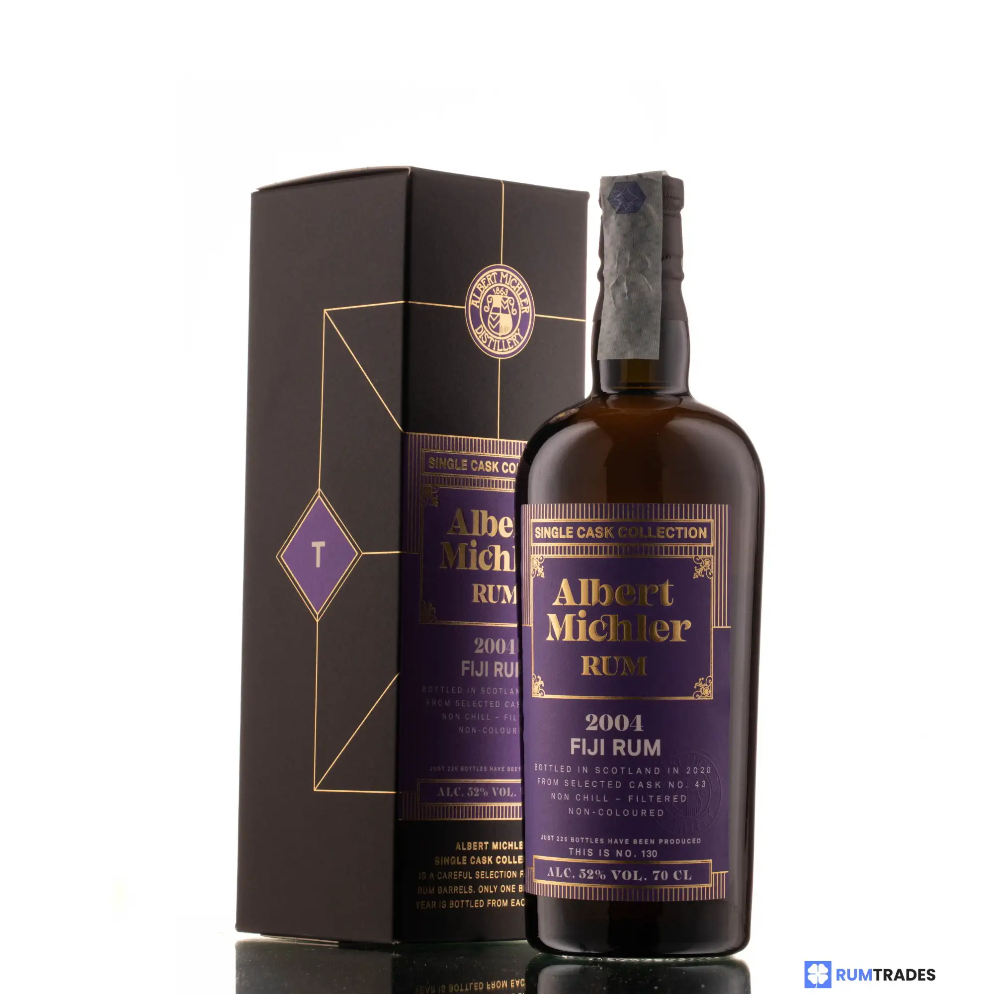 Bottle of Albert Michler Distillery South Pacific Fiji Rum 2004