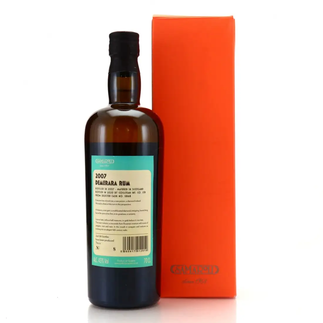 High resolution image of Samaroli DDL Demerara Rum 2007