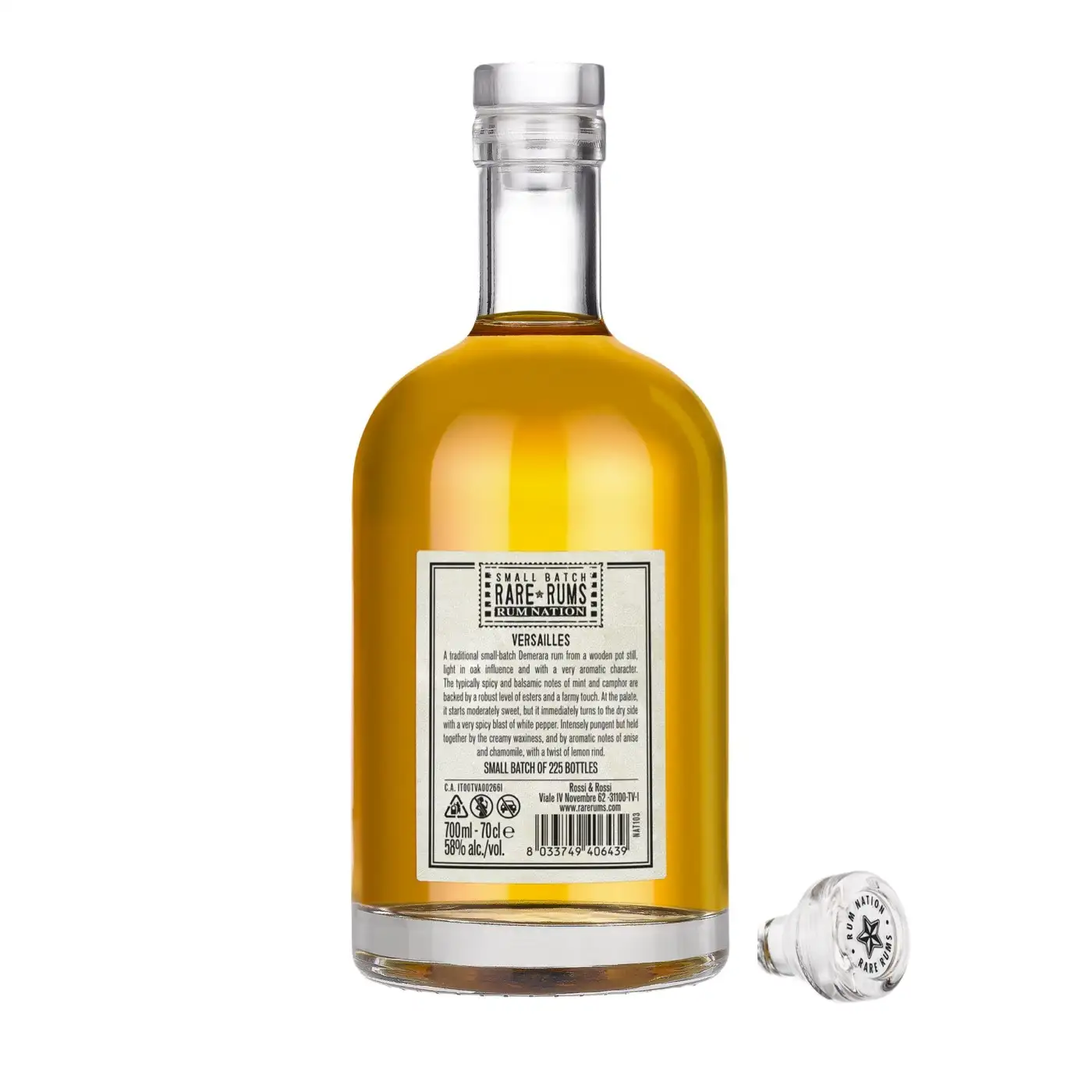 Image haute résolution de Rum Nation Versailles Small Batch Rare Rums (Rum&amp;Whisky - Shinanoya) 2002