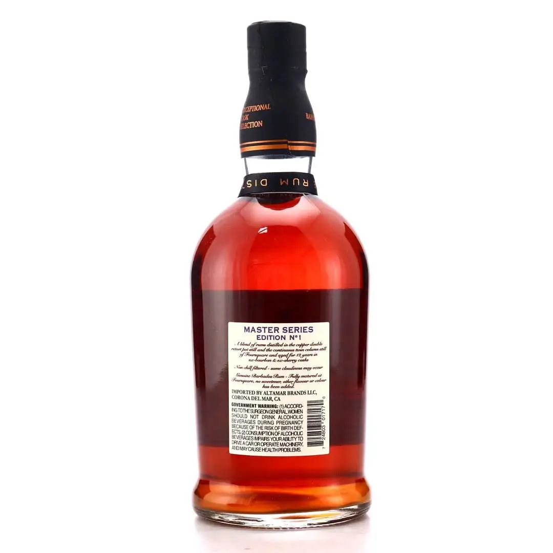 Foursquare Master Series No.1 (Concierge Total Wine) 75cl bottle — view 2