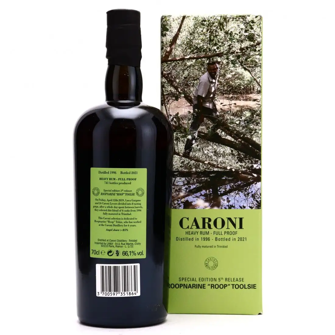 High resolution image of Velier Caroni 5th Employees Roopnarine „Roop“ Toolsie HTR 1996