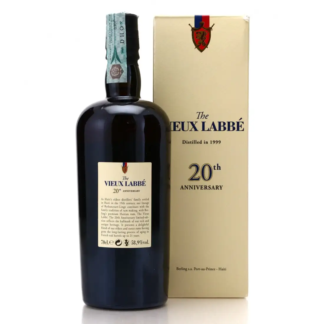 Image haute résolution de Velier The Vieux Labbé (20th Anniversary) 1999