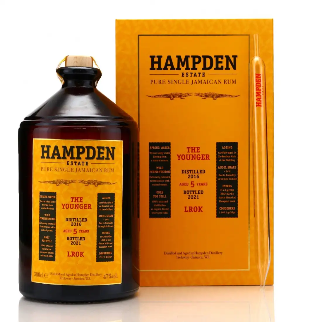 Bottle of Velier Hampden The Younger (300cl) LROK 2016