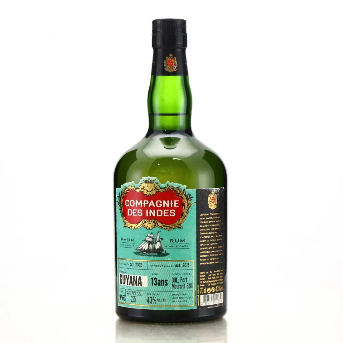 Bottle of CDI Port Mourant Guyana 2002