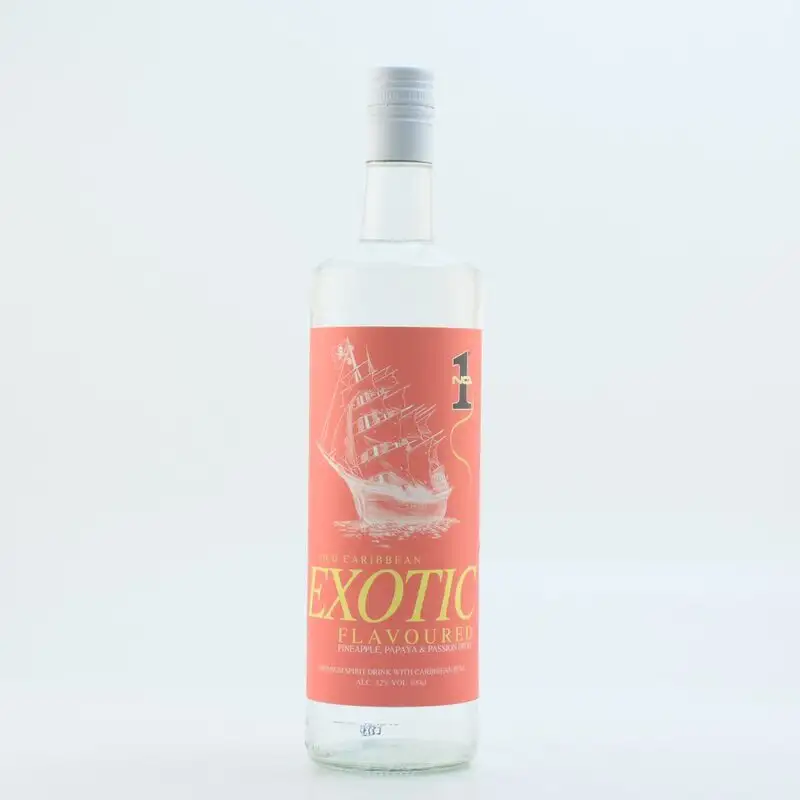 Bottle of AB No. 1 Brands Old Caribbean White Exotic Rum