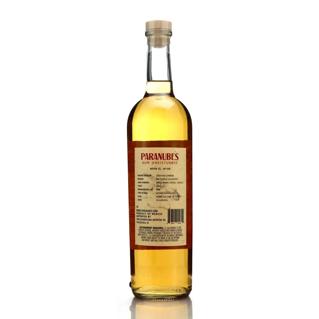 Image haute résolution de Paranubes Paranubes Oaxaca Añejo Rum Limited Edition