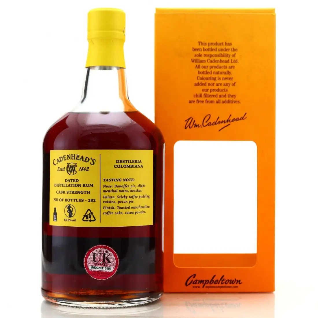 Image haute résolution de Cadenhead‘s Dictador 1993