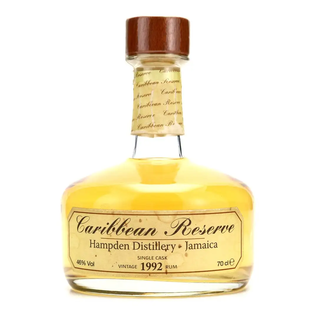 Bottle of Liquid Gold Hampden Caribbean Reserve Jamaica 1992