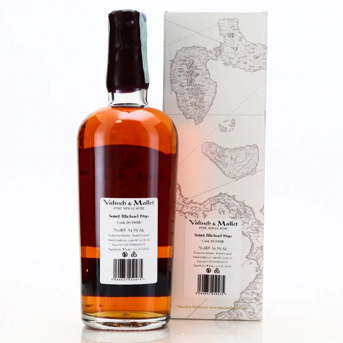 High resolution image of Valinch &amp; Mallet Mount Gay Saint Michael 2000