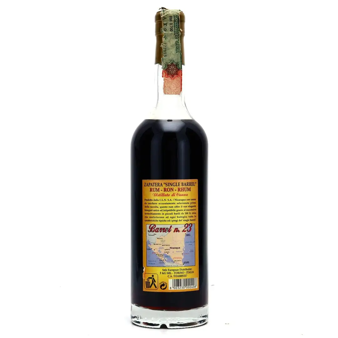 Image haute résolution de Zapatera Gran Reserva Single Barrel 1988