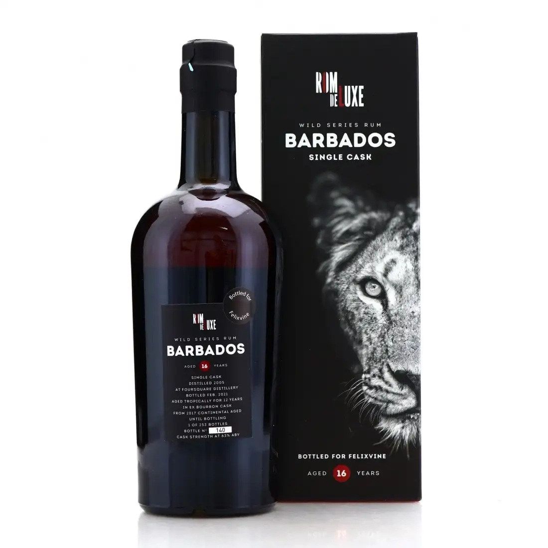 High resolution image of Romdeluxe Foursquare Wild Series Rum Barbados No. 13 2005