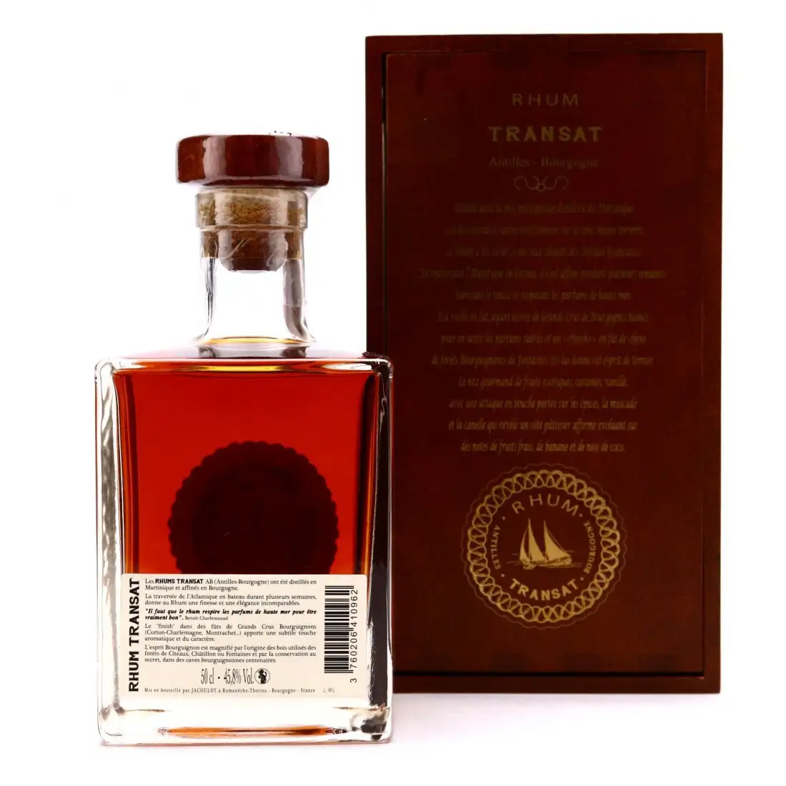 Hochauflösendes Bild von Rhum Transat Charbonnaud Millésime 2000