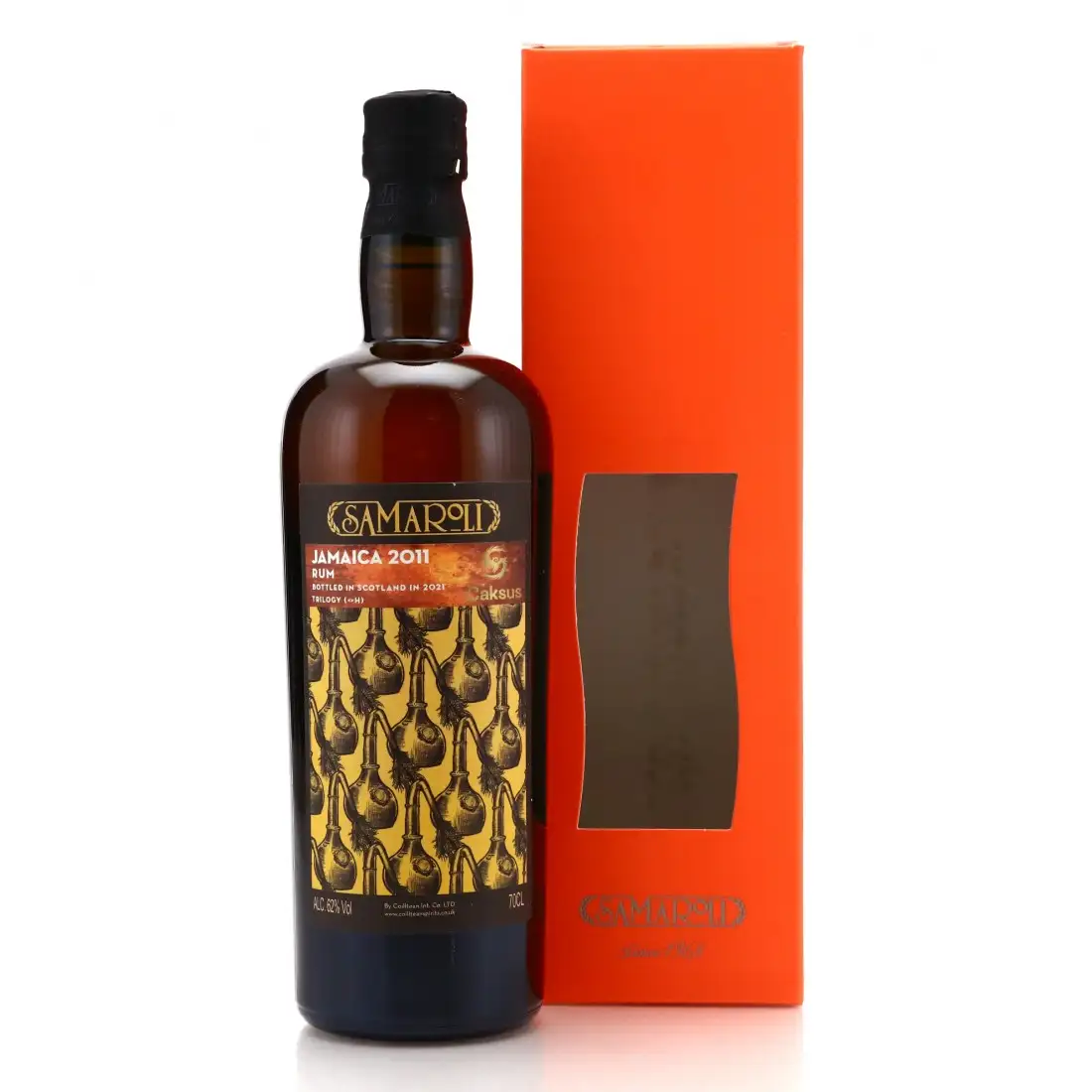 Bottle of Samaroli Hampden Trilogy Caksus <>H 2011