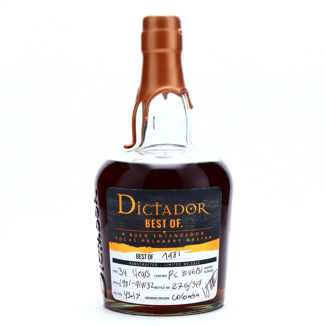Bottle of Dictador Best Of 1981