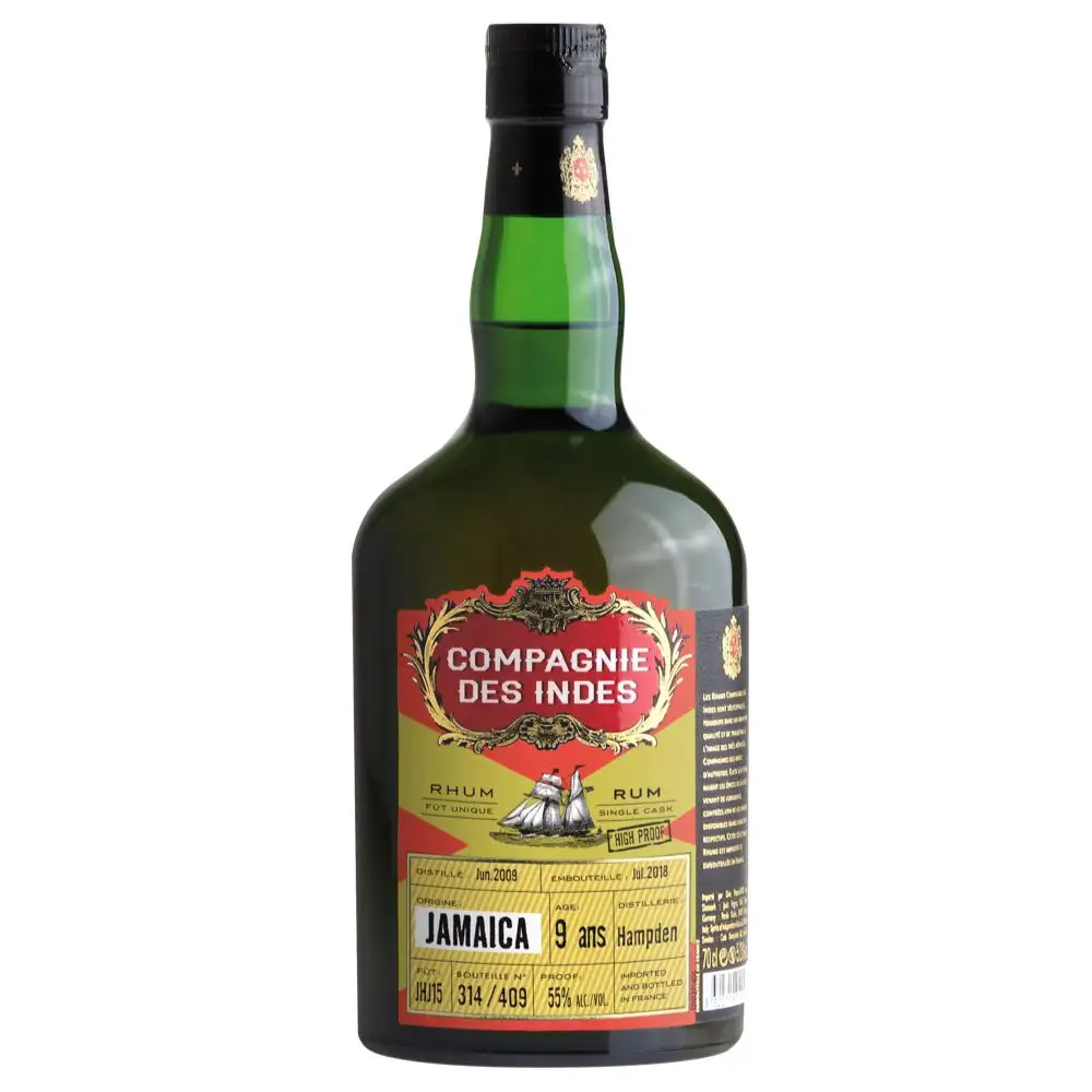 Bottle of CDI Hampden Jamaica High Proof DOK 2009