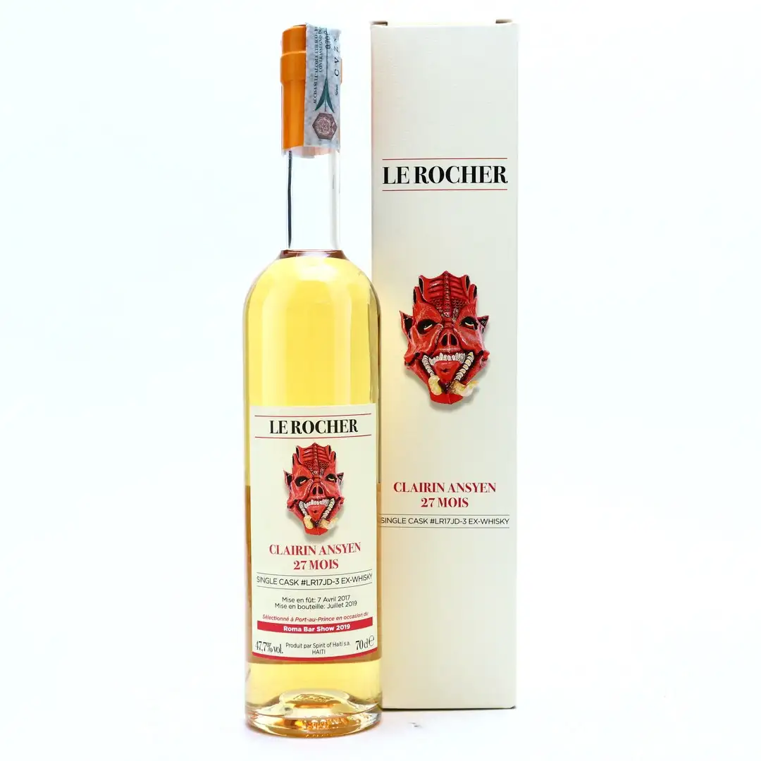 Bottle of Velier Le Rocher Clairin Ansyen (Jack Daniels Cask) 2017