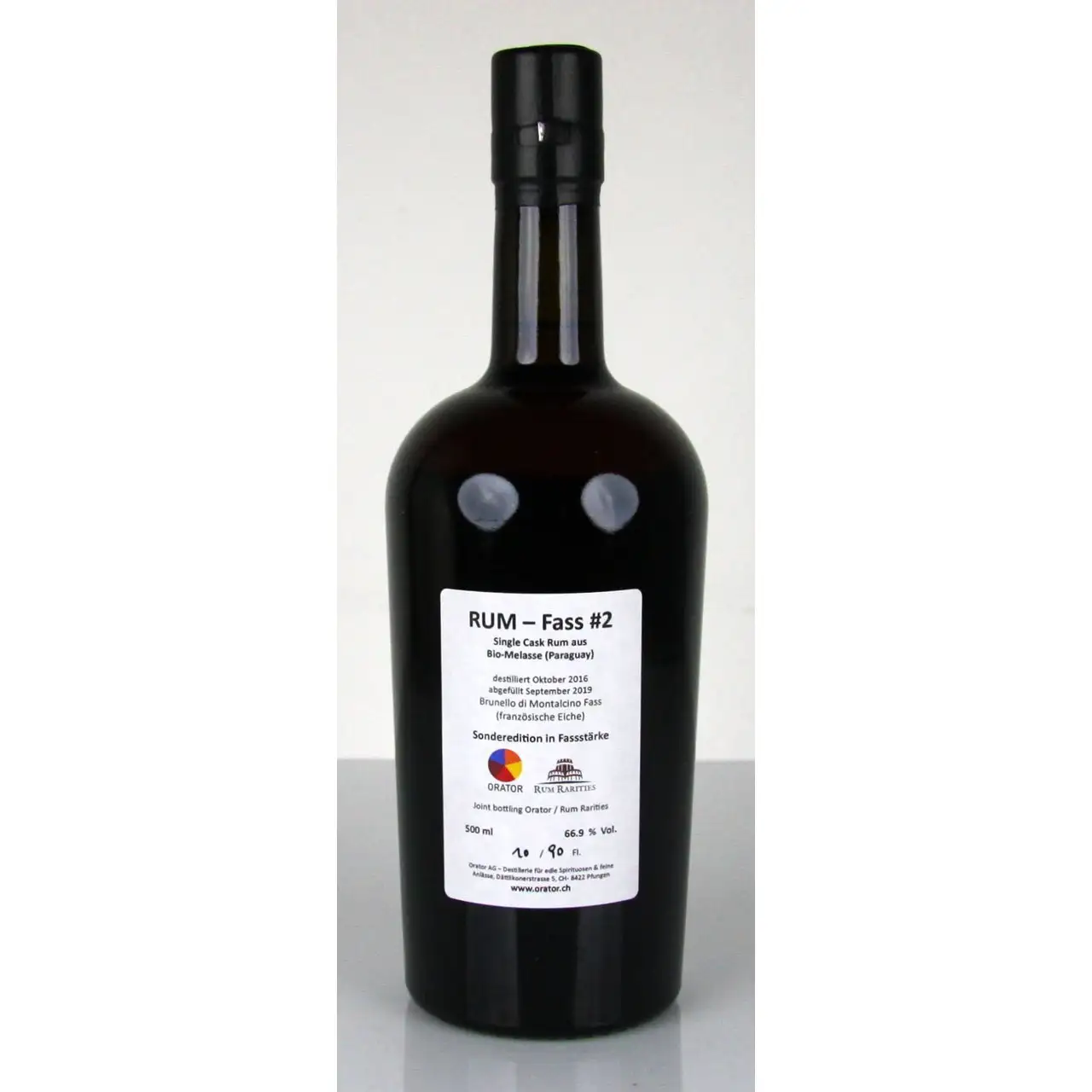 Image haute résolution de Rum Rarities Orator RUM - Fass #2 2016