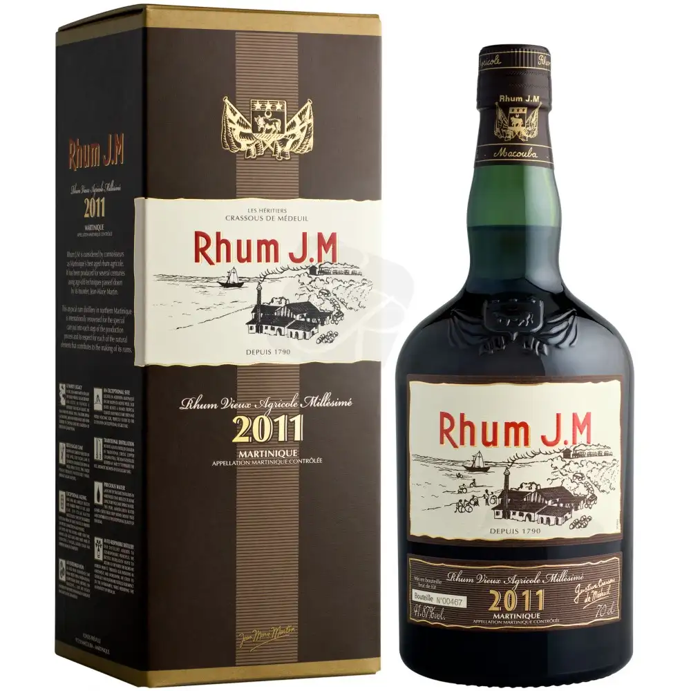 Bottle of Rhum J.M 2011