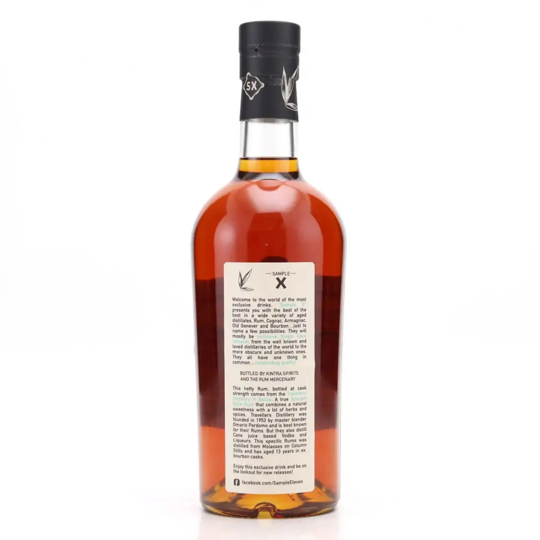 High resolution image of The Rum Mercenary &amp; Kintra Travellers Sample X The Travellers Distillery 2007