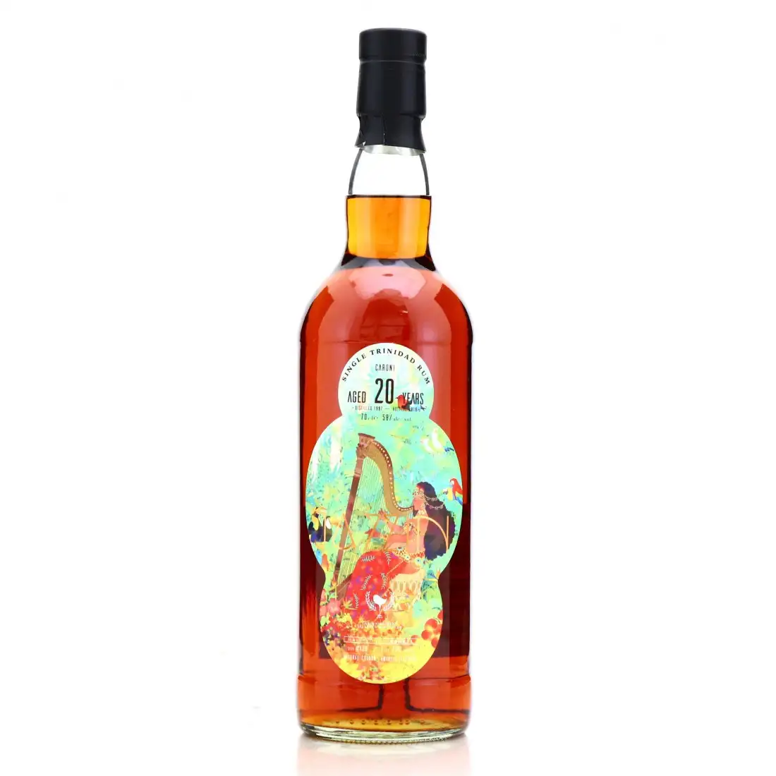 Bottle of The Whisky Find Caroni Jazzin Single Trinidad Rum (Harp) 1997