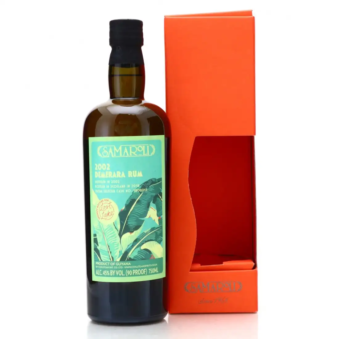 Image haute résolution de Samaroli DDL Demerara Rum (Lost Lake) 2002