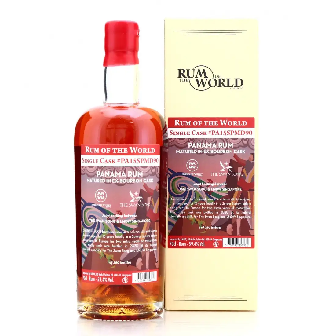 Image haute résolution de Fine Spirits Rum of the World (LMDW &amp; The Swan Song) 2003