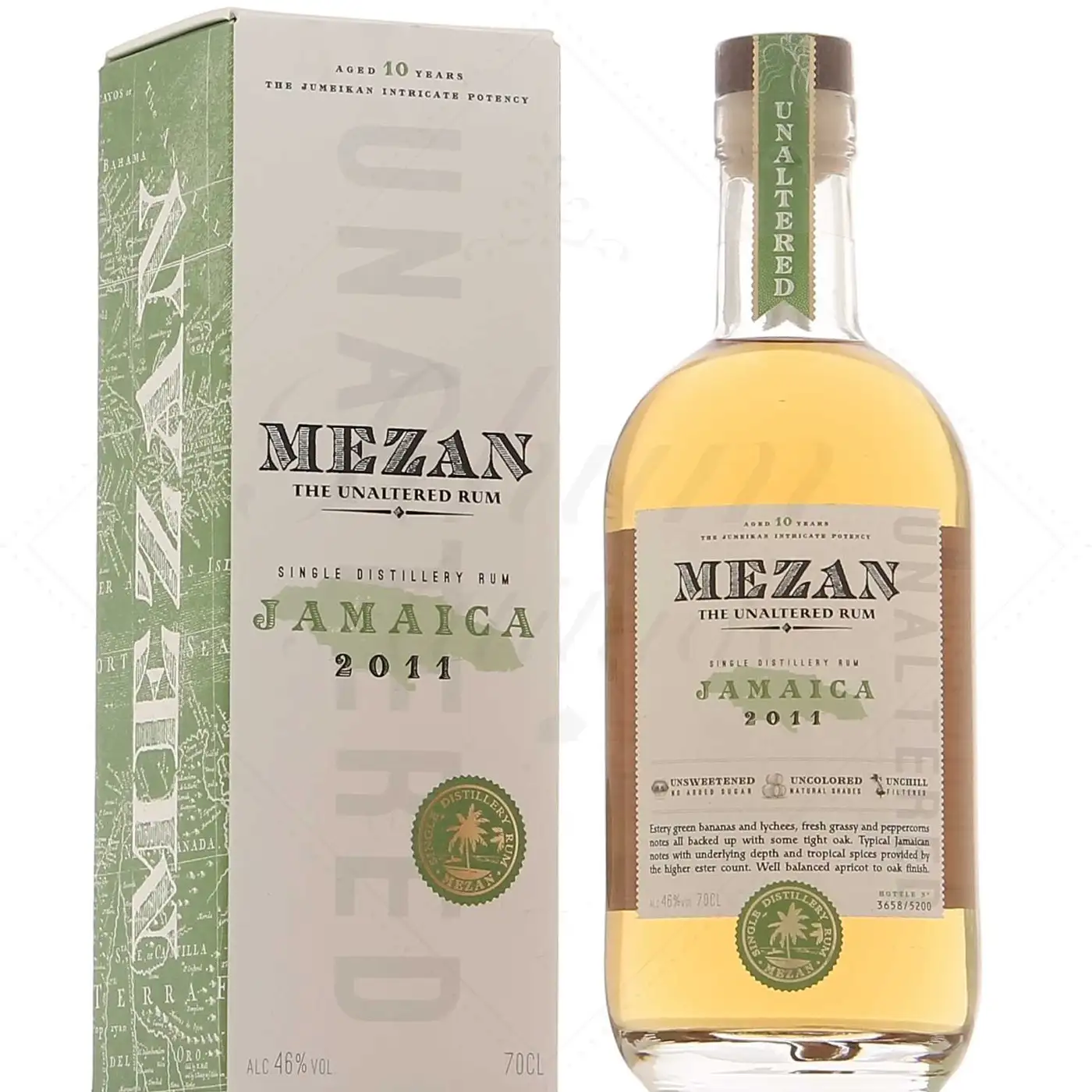 Bottle of Mezan Worthy Park Jamaica 2011