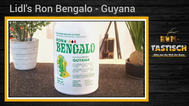 Lidl's Ron Bengalo Guyana Rum 40% Vol | Rum-Info & Tasting 🥃 Wie schmeckt die weiße Lidl Flasche?