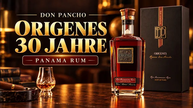 Don Pancho – Origenes 30 Jahre Panama Rum - 40,0% Vol. 🥃 Echte 30 Jahre im Fass!