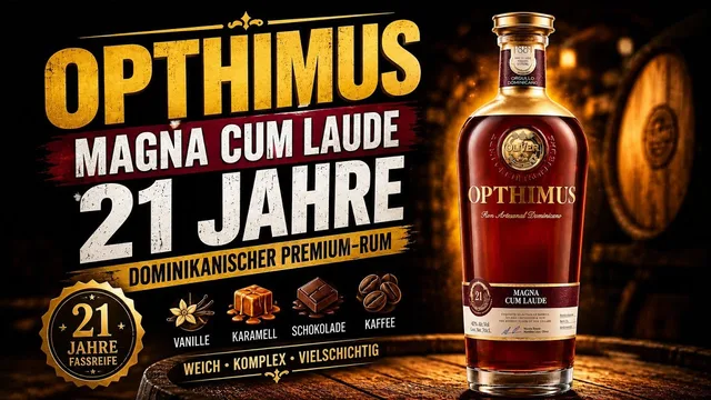 Opthimus Magna Cum Laude 21 Jahre Rum 42,2%