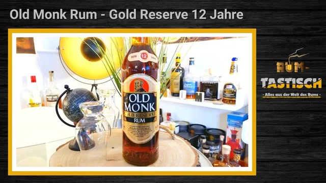 Old Monk Rum Gold Reserve 12 Jahre 42,8% | Rum-Info & Tasting 🥃 Indischer Rum