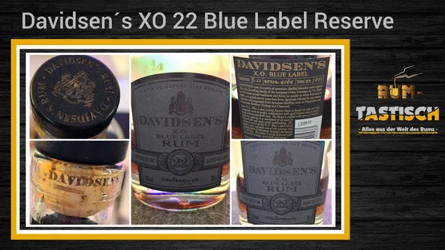 Davidsen´s XO 22 Blue Label Reserve - 42% Vol. 🥃 So schmeckt Extra Old!