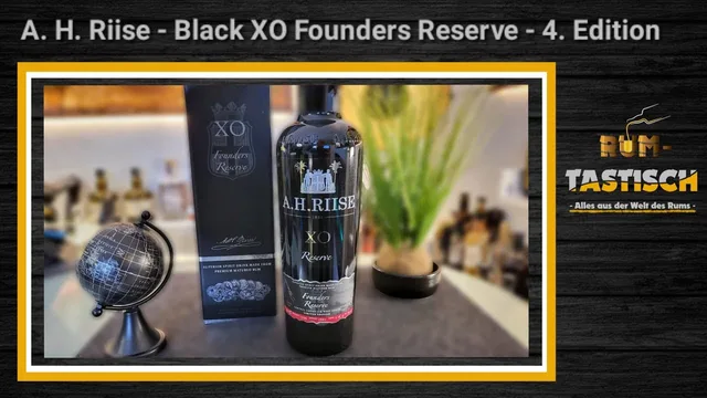 A. H. Riise - Black XO Founders Reserve - 4. Edition 45,1% | Rum-Info & Tasting 🥃